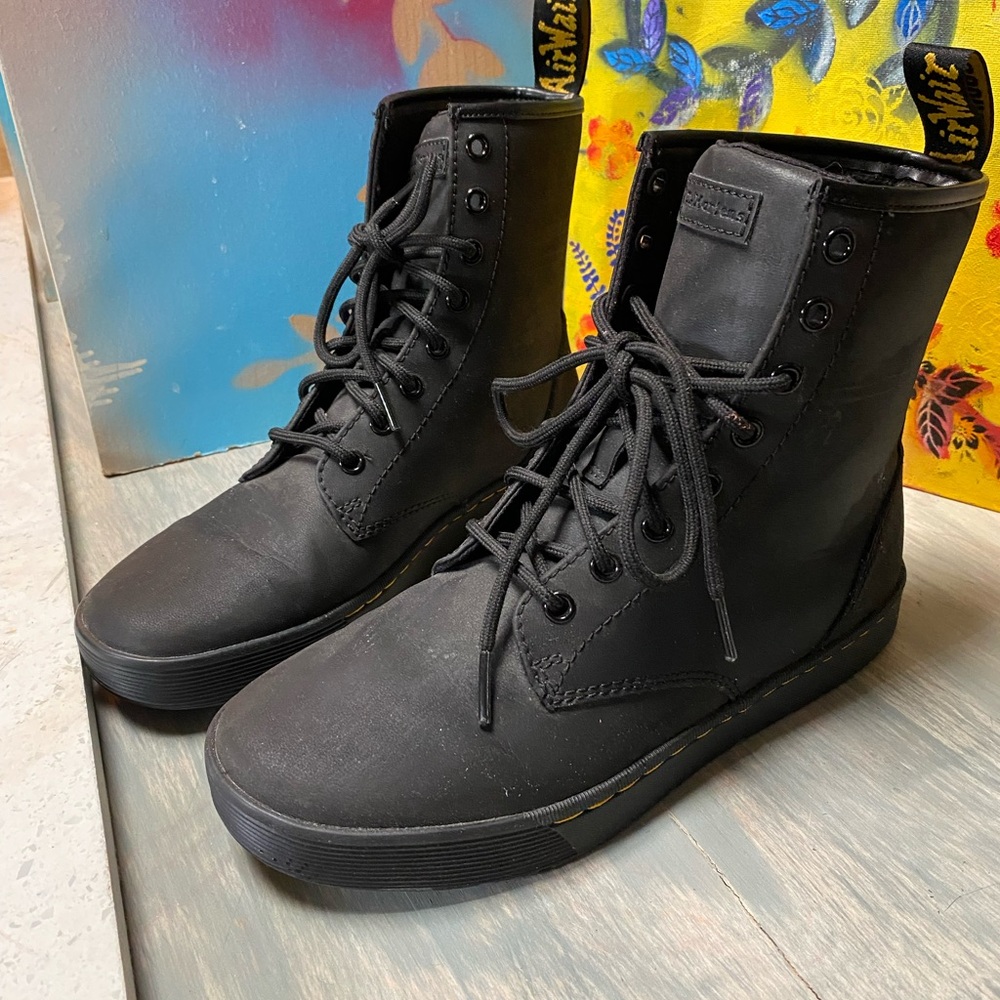 Classic Black Combat Boots
